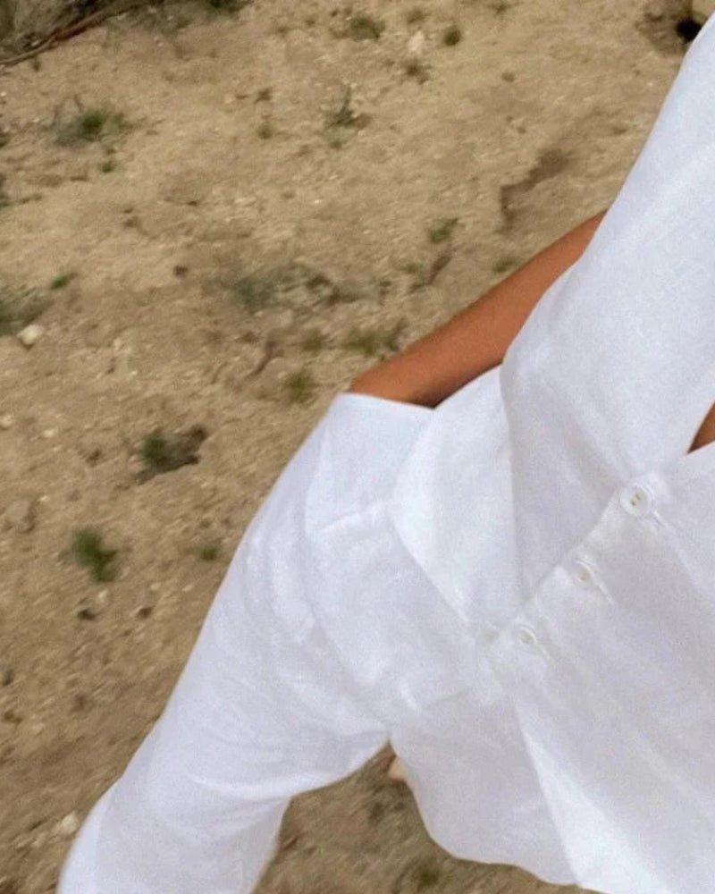 Classy Lady - Linen Two - piece Set - Sanvelier