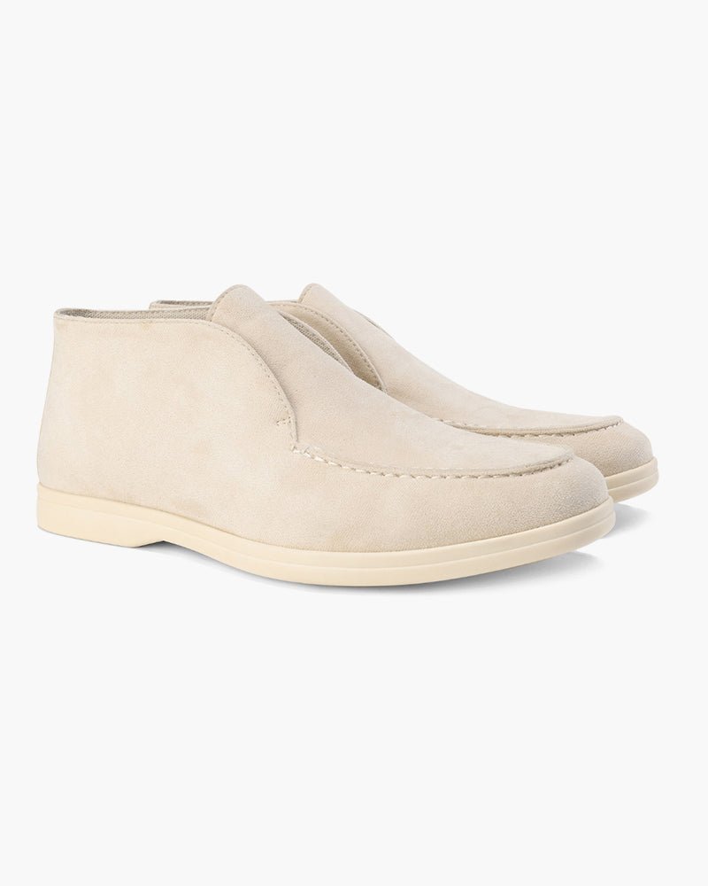 Old Money High Suede Loafers - Sanvelier