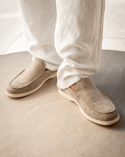 Old Money Suede Loafers - Sanvelier