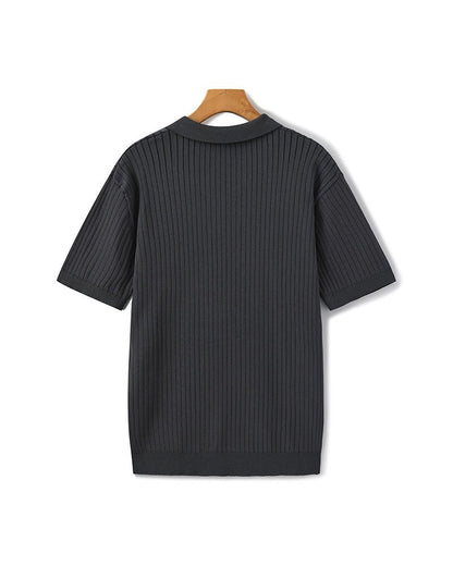 Premium Ribbed Polo - Sanvelier